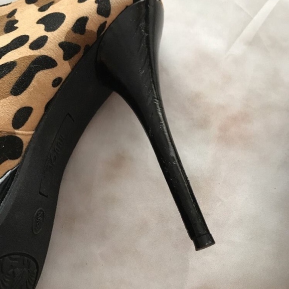 Rouge Helium Sexy Leopard Print Stilettos Platform - Picture 2 of 8